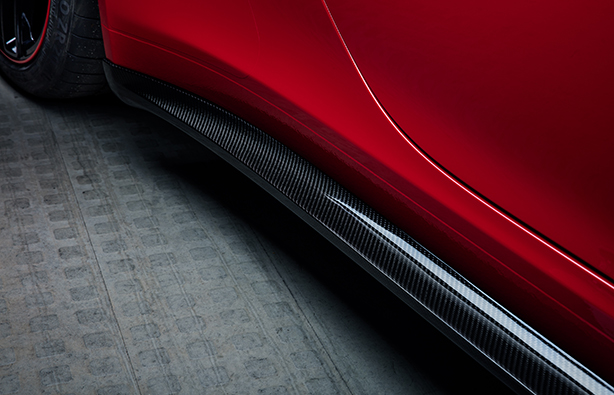 Techart Carbon Fiber Side Skirts : Suncoast Porsche Parts